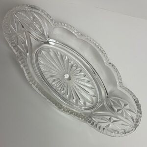 Elegant Clear Glass Serving Dish